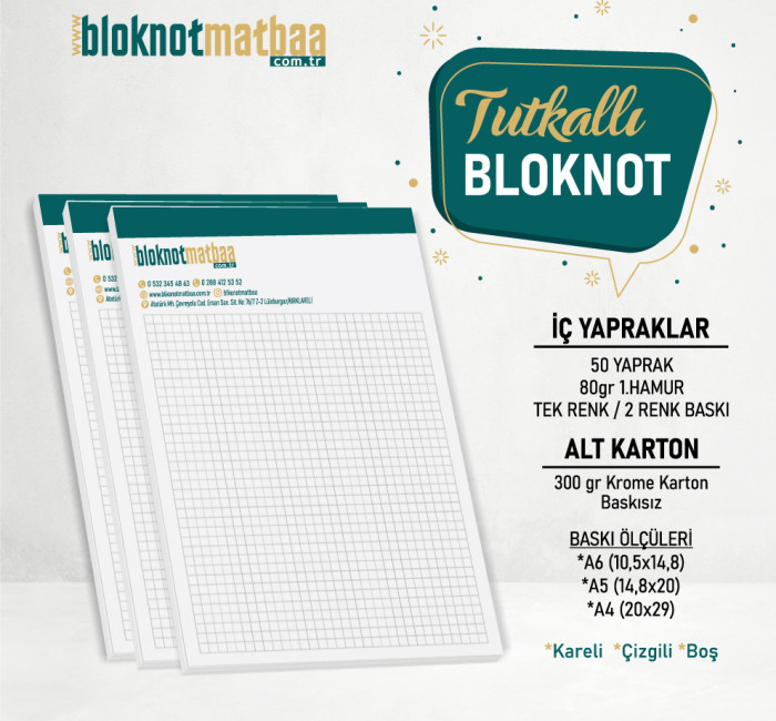 Tutkallı Bloknot