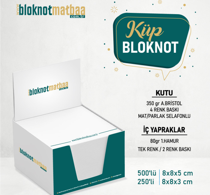 Küp BLoknot 500'lü
